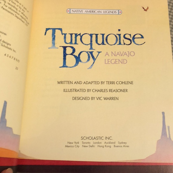 TURQUOISE BOY A NAVAJO LEGEND BY TERRI COHLENE and Charles Reasoner - #285 - Picture 4 of 16